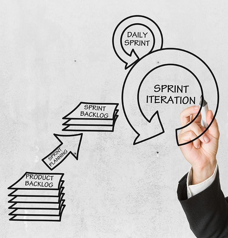 SCRUM process software development